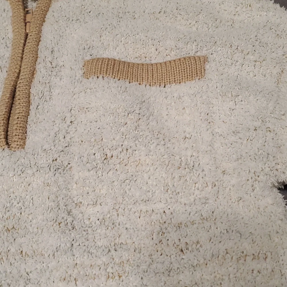 Women's Cropped Freshman 1996 Fuzzy Sweater S - Picture 3 of 6